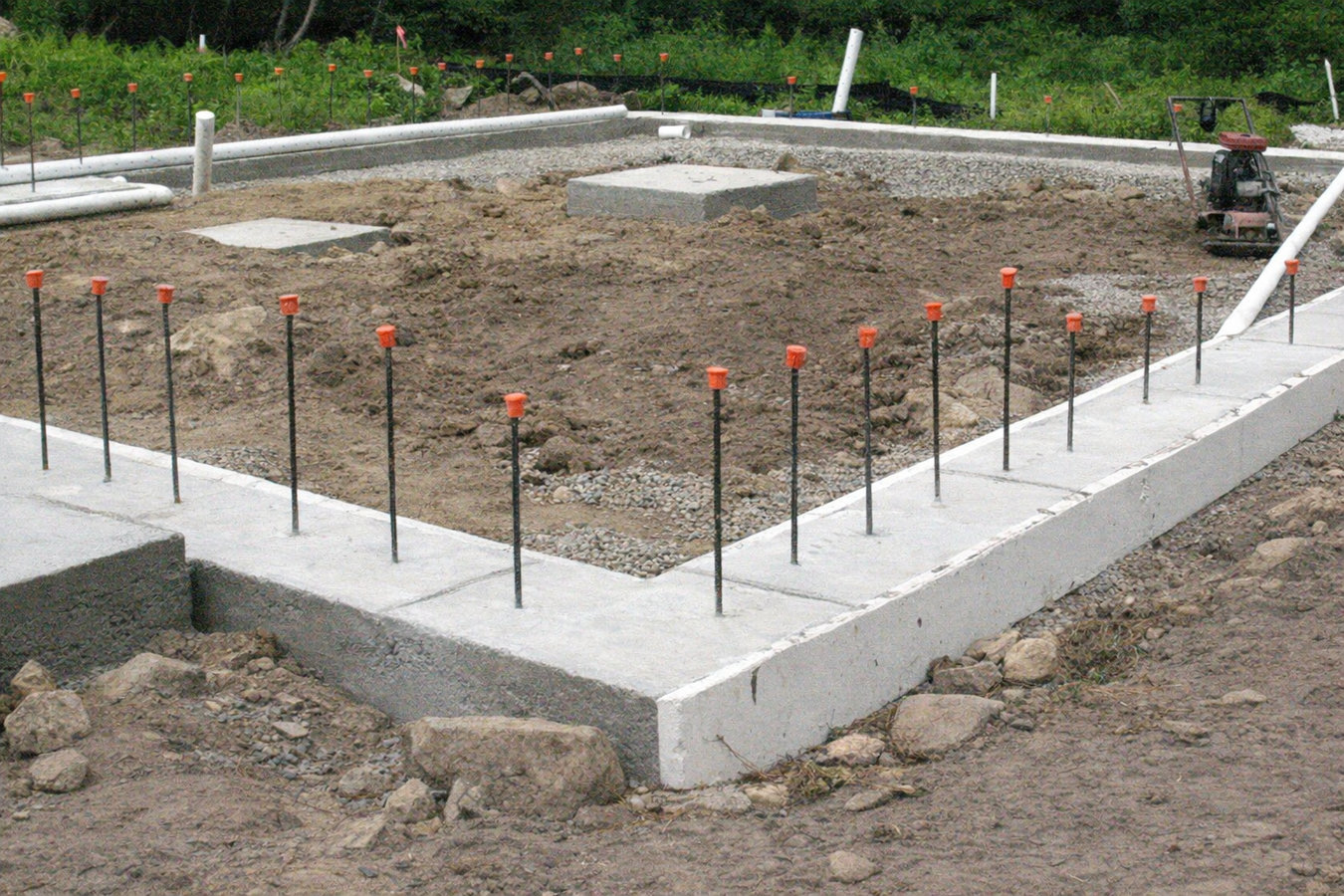 Concrete footings
